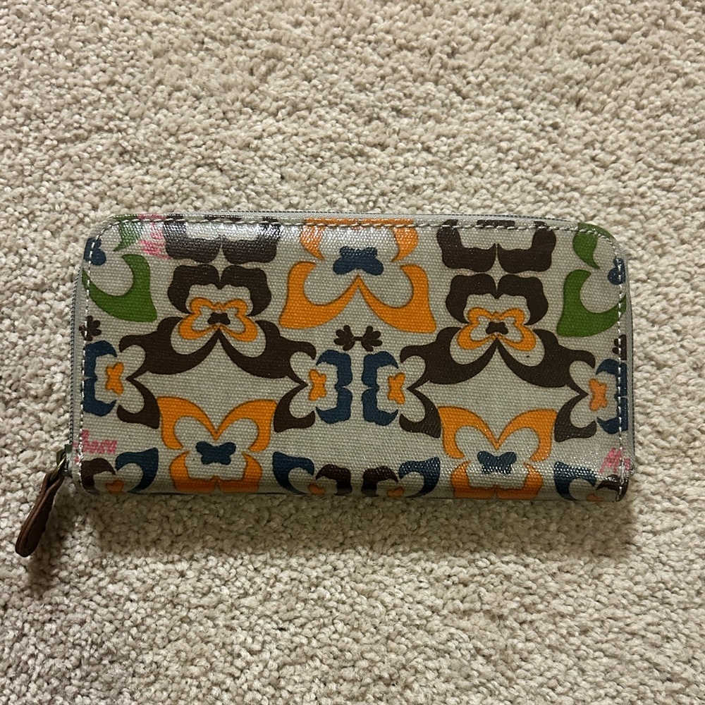 Mariposa Vibrant Orange Wallet